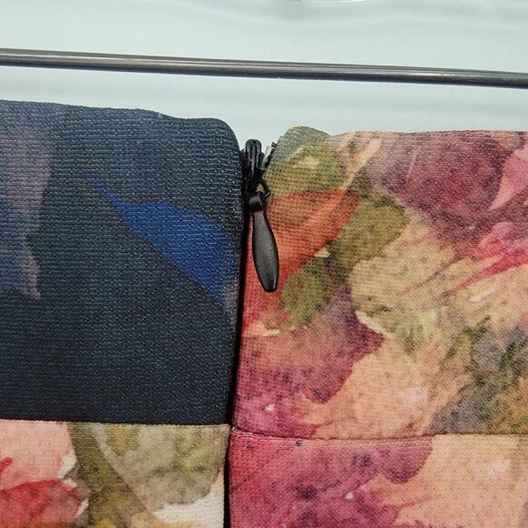 Lily by Firmiana Patchwork Print Skirt Multicolor Wrap Front Boho Womens XL NWT - Picture 5 of 12